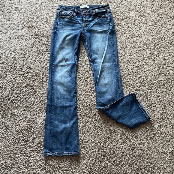 BKE Women's Straight Leg Jeans in Blue - Picture 2 of 2